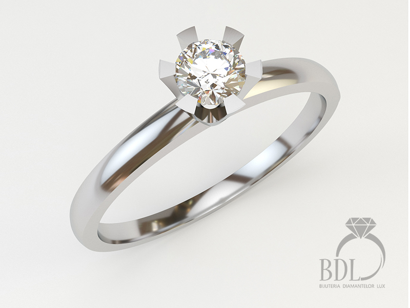 Inele de logodnă Cu Diamante | Inele de logodnă tip solitaire | Bijuteriadiamantelor.ro